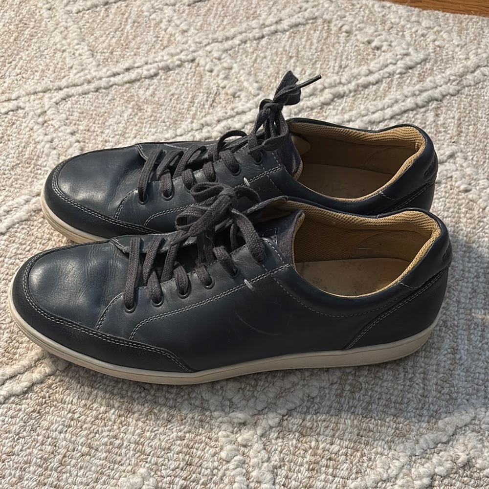 Cole Haan Black Leather Sneakers Minimalist Design